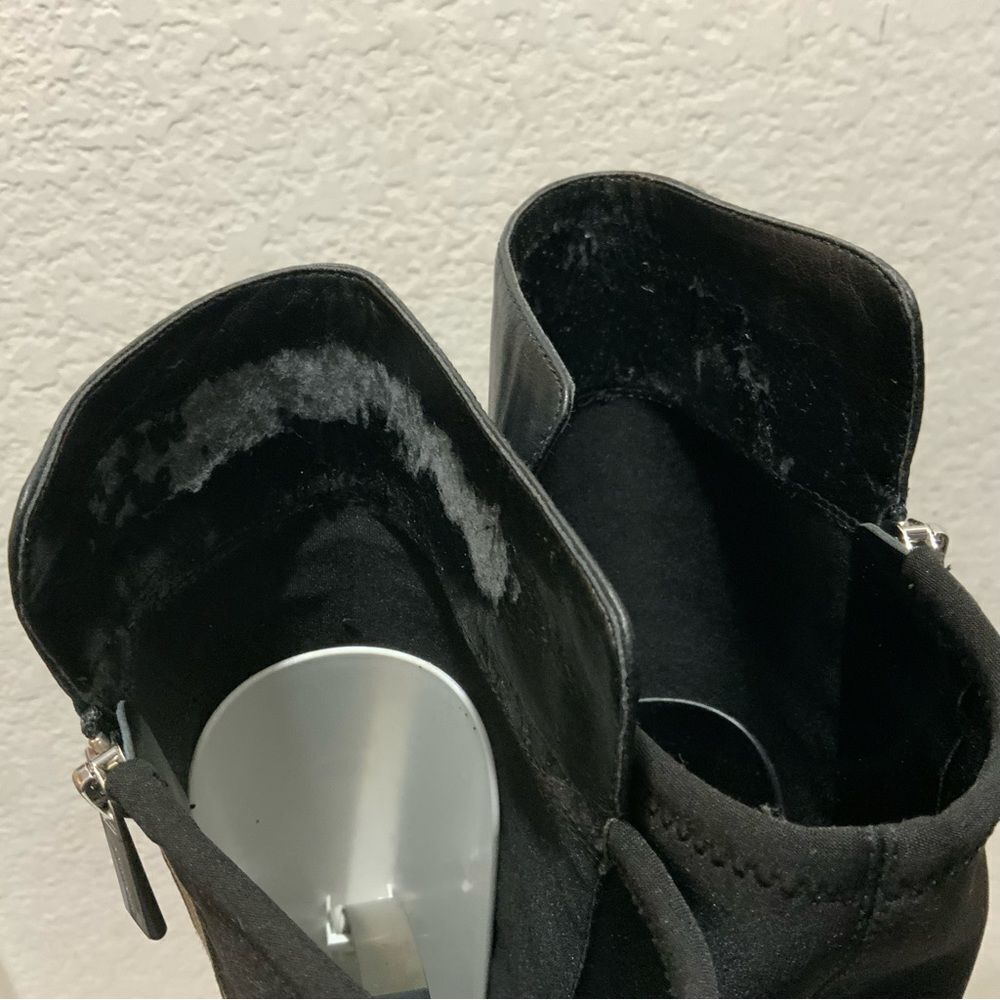 Michael Kors Womens Black Leather Side Zipper Knee High Riding Boots 6.5 - Picture 13 of 15